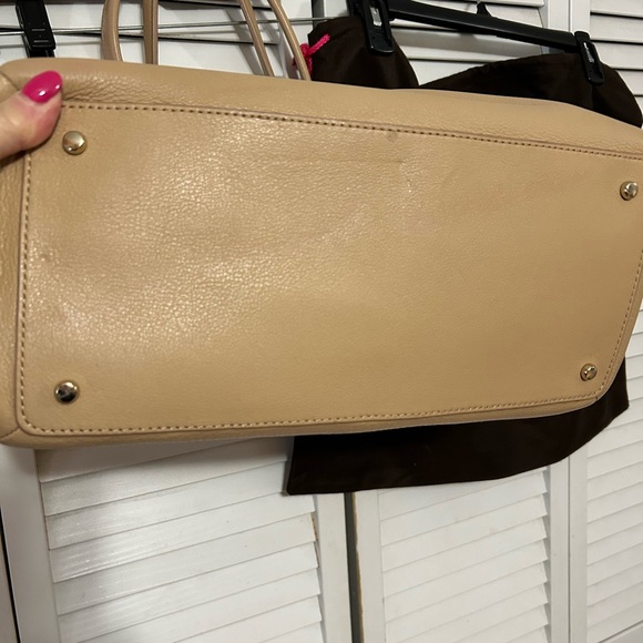Kate Spade Beige Leather Tote Bag - Picture 5 of 10